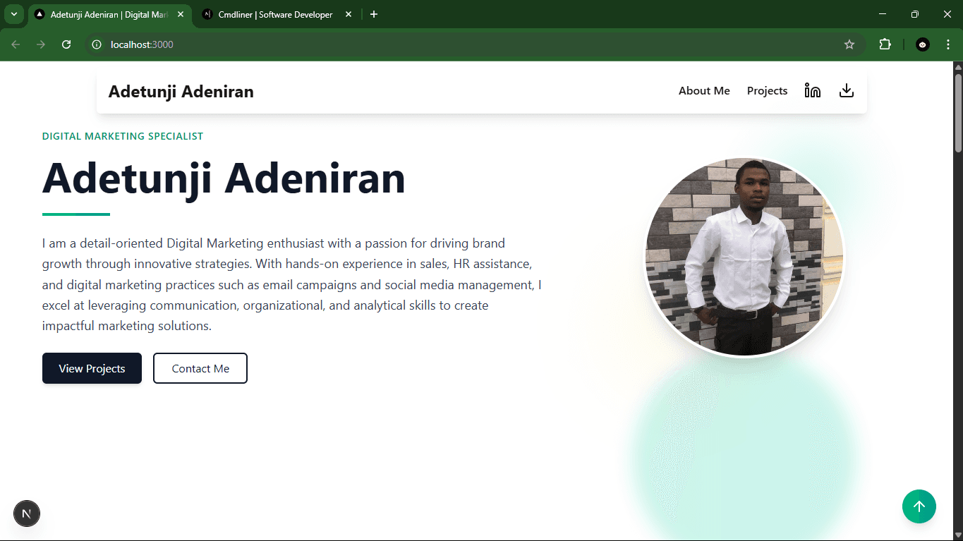 Adetunji Adeniran Portfolio